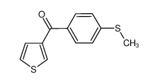 [4-(甲硫基)苯基](3-噻吩基)甲酮