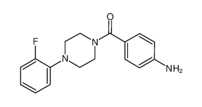 (4-Aminophenyl)[4-(2-fluorophenyl)piperazino]-methanone 885949-71-3