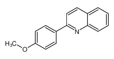 2-(4-Methoxyphenyl)quinoline 16032-40-9