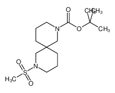 8-(甲基磺酰基)-2,8-二氮杂螺[4.5]癸烷-2-羧酸 1,1-二甲基乙酯