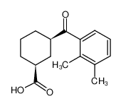 (1R,3S)-3-(2,3-二甲基苯甲酰)环己烷羧酸