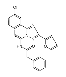 183721-15-5 structure, C21H14ClN5O2