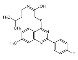 606132-67-6 structure, C22H24FN3OS