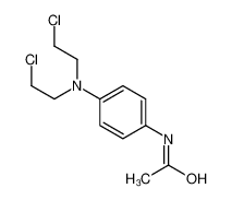 N-[4-[bis(2-chloroethyl)amino]phenyl]acetamide 1215-16-3