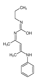 90128-43-1 1-(4-anilinopent-3-en-2-ylidene)-3-propylurea