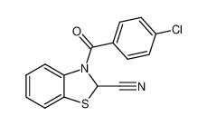 95479-52-0 3-(4-chlorobenzoyl)-2,3-dihydrobenzo[d]thiazole-2-carbonitrile