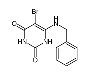 6-(benzylamino)-5-bromo-1H-pyrimidine-2,4-dione 28484-80-2