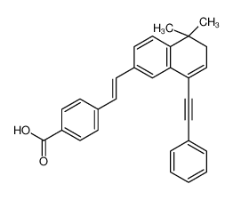 4-{(E)-2-[5,5-Dimethyl-8-(phenylethynyl)-5,6-dihydro-2-naphthalen yl]vinyl}benzoic acid 215030-90-3