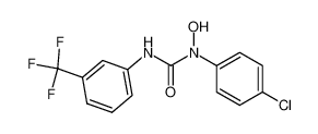 1-(4-chlorophenyl)-1-hydroxy-3-(3-(trifluoromethyl)phenyl)urea 1996-65-2