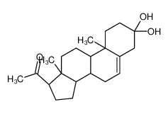 1-[(8S,9S,10R,13S,14S,17S)-3,3-dihydroxy-10,13-dimethyl-1,2,4,7,8,9,11,12,14,15,16,17-dodecahydrocyclopenta[a]phenanthren-17-yl]ethanone 12041-98-4