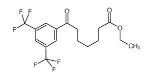 乙基7-[3,5-二(三氟甲基)苯基]-7-氧代庚酸酯