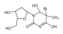 43179-29-9 structure, C10H15BrN2O6