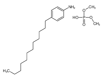 dimethyl hydrogen phosphate,4-dodecylaniline 68170-22-9