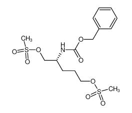 [(1R)-4-[(甲基磺酰基)氧基]-1-[[(甲基磺酰基)氧基]甲基]丁基]氨基甲酸苯基甲酯
