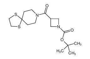 tert-butyl 3-(1,4-dithia-8-azaspiro[4.5]decane-8-carbonyl)azetidine-1-carboxylate