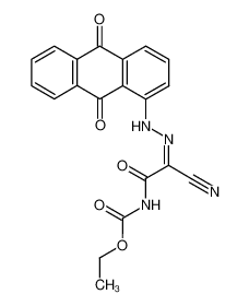 83132-67-6 Ethyl 9,10-anthraquinon-1-ylhydrazonocyanacetylcarbamate