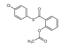 88354-09-0 [2-(4-chlorophenyl)sulfanylcarbonylphenyl] acetate