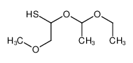1-(1-Ethoxyethoxy)-2-methoxyethanethiol 31521-83-2