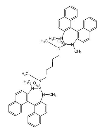 1,5-Pentanediamine, N1,N5-bis[(11bS)-3,5-dihydro-3,5-dimethyl-4-oxido-4H-dinaphtho[2,1-d:1',2'-f][1,3,2]diazaphosphepin-4-yl]-N1,N5-dimethyl- 873306-78-6