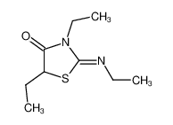 3,5-二乙基-2-(乙基亚氨基)-4-噻唑啉酮