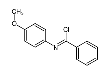 N-(4-methoxyphenyl)benzenecarboximidoyl chloride 34918-74-6