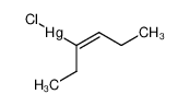 36525-04-9 structure, C6H11ClHg