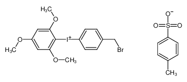 (4-bromomethylphenyl)(2’,4’,6’-trimethoxyphenyl)iodonium tosylate 1453864-75-9