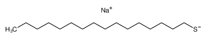 68716-70-1 spectrum, sodium n-hexadecylthiolate