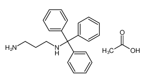 acetic acid,N'-tritylpropane-1,3-diamine