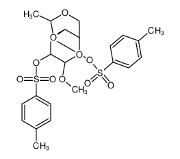 6972-98-1 structure, C23H28O10S2