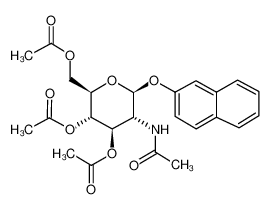 2-萘基 2-乙酰氨基-3,4,6-三-O-乙酰基-2-脱氧吡喃己糖苷