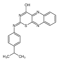 154371-16-1 structure, C19H16N4OS