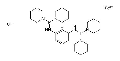 955035-37-7 structure, C26H45ClN6P2Pd