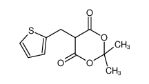 126476-10-6 2,2-dimethyl-5-(thiophen-2-ylmethyl)-1,3-dioxane-4,6-dione