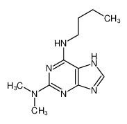 N<sup>6</sup>-butyl-N<sup>2</sup>,N<sup>2</sup>-dimethyl-7H-purine-2,6-diamine