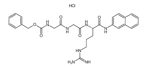 benzyl N-[2-[[2-[[5-(diaminomethylideneamino)-1-(naphthalen-2-ylamino)-1-oxopentan-2-yl]amino]-2-oxoethyl]amino]-2-oxoethyl]carbamate,hydrochloride