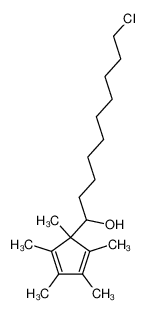 874964-03-1 10-chloro-1-(1,2,3,4,5-pentamethyl-2,4-cyclopentadienyl)-1-decanol