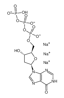 trisodium,[[[(2R,3S,5R)-3-hydroxy-5-(6-oxo-3H-purin-9-yl)oxolan-2-yl]methoxy-oxidophosphoryl]oxy-oxidophosphoryl] hydrogen phosphate 95648-77-4