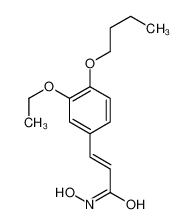 3-(4-丁氧基-3-乙氧基苯基)-2-丙烯氧肟酸