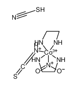 2-azanidylethylazanide,cobalt(3+),isothiocyanic acid,thiocyanic acid,nitrite