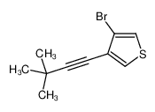 881650-26-6 3-bromo-4-(3,3-dimethylbut-1-ynyl)thiophene