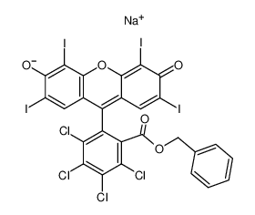 88157-09-9 structure, C27H9Cl4I4NaO5