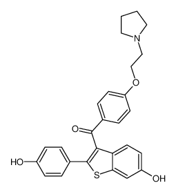 [6-羟基-2-(4-羟基苯基)苯并[b]噻吩-3-基][4-[2-(1-吡咯烷基)乙氧基]苯基]-甲酮