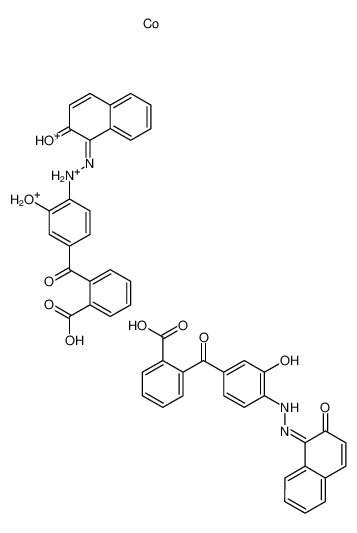 cobalt,hydron,2-[3-hydroxy-4-[(2Z)-2-(2-oxonaphthalen-1-ylidene)hydrazinyl]benzoyl]benzoic acid