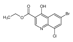 ethyl 6-bromo-8-chloro-4-oxo-1H-quinoline-3-carboxylate 217316-19-3