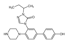 2,4-二氢-4-[4-[4-(4-羟基苯基)哌嗪-1-基]苯基]-2-(1-甲基丙基)-3H-1,2,4-三唑-3-酮
