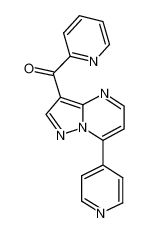 pyridin-2-yl-(7-pyridin-4-ylpyrazolo[1,5-a]pyrimidin-3-yl)methanone 96604-21-6