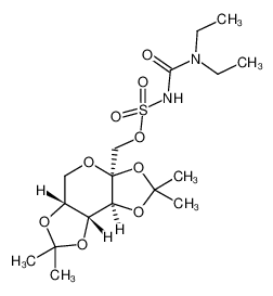 N-[(diethylamino)carbonyl]-2,3:4,5-bis-O-(1-methylethylidene)-β-D-fructopyranose sulfamate