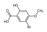 5-Bromo-2-hydroxy-4-methoxybenzoic acid 98437-41-3