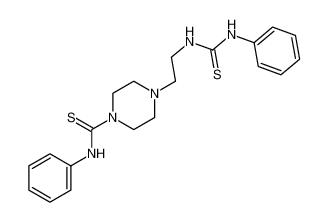 N-phenyl-4-[2-(phenylcarbamothioylamino)ethyl]piperazine-1-carbothioamide